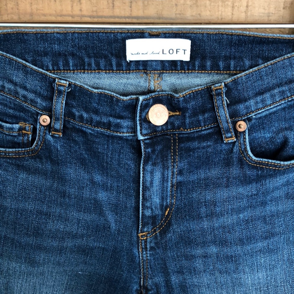 Made and Loved Loft Denim Shorts Size 2 (26) - Picture 2 of 9